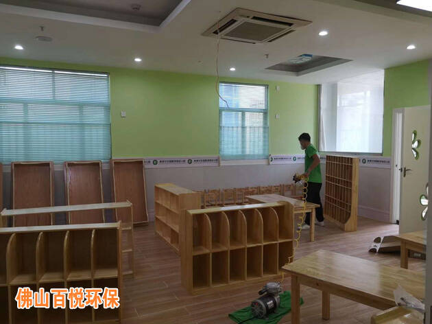 佛山艾恒幼兒園新裝修除甲醛,專業(yè)公司治理施工